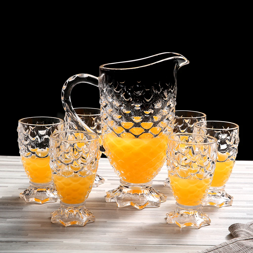 hot selling mini glass pitcher cup