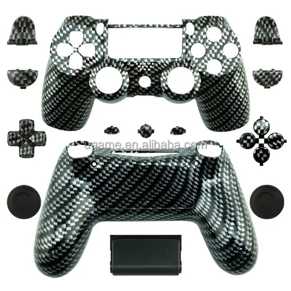 ale Mindst Arkæologiske Wholesale Black Carbon Fiber For Playstation 4 Shell With Full Set Buttons  In Store Drop Shipping From m.alibaba.com