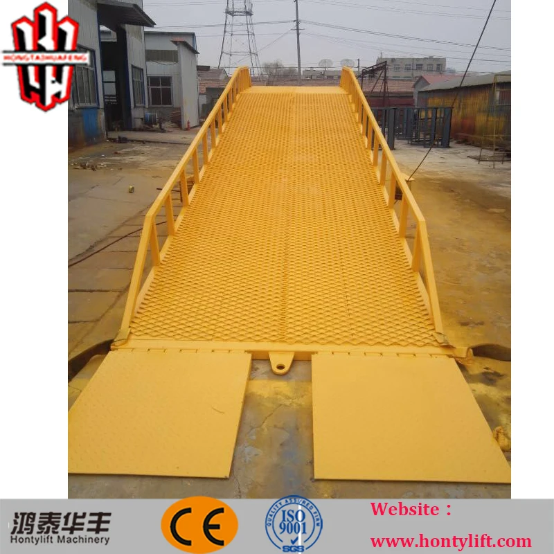 14 TON Mobile Container Loading Ramps for Trailers and Forklift with CE