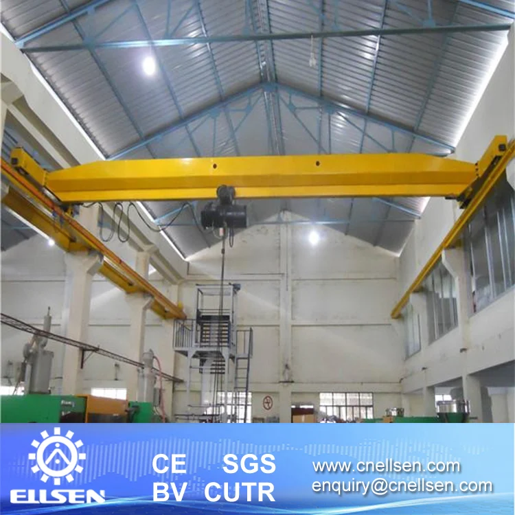 LD Model Rail Mounted Rotary Bridge Crane Winch Trolley