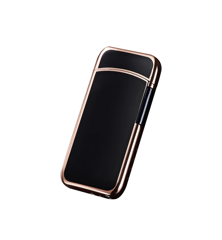 New Model Windproof Digital Lighter Electric Plasma Arc Lighter Usb Rechargeable Encendedor Lighter