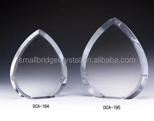 Tear Shape Crystal Awards souvenir gifts