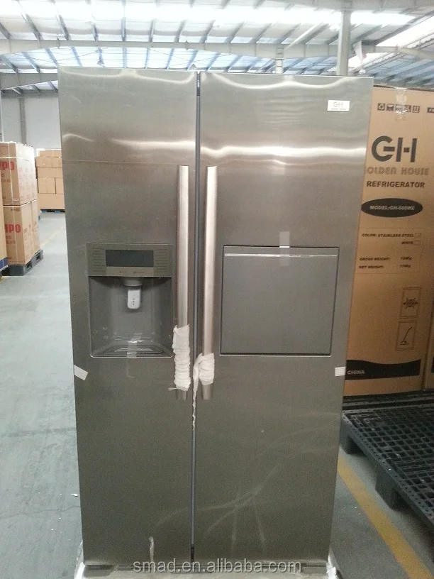 Frost Free Side by Side Refrigerator With Water Dispenser and Ice Maker