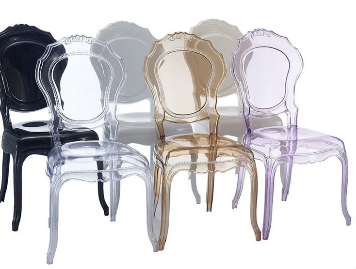 Factory Price Colorful Popular Party Clear Acrylic Princess Chair