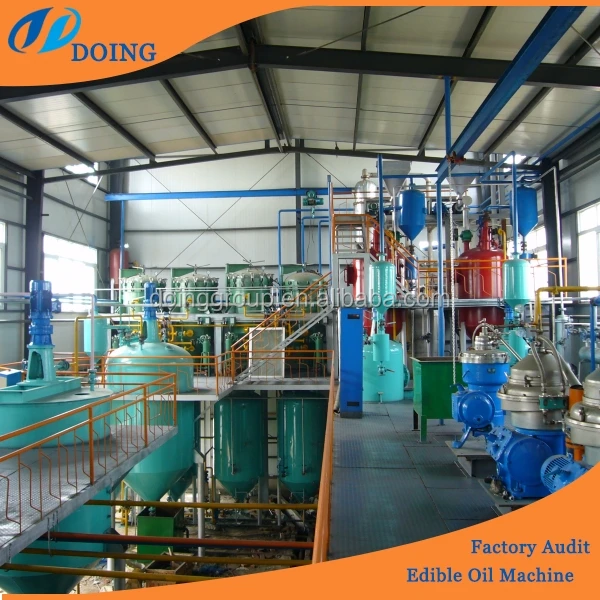 Rice Bran Sunflower Oil Refining Machine Working Process Flow Chart Machine for Refined Palm Oil Edible Soybean Canola Oil