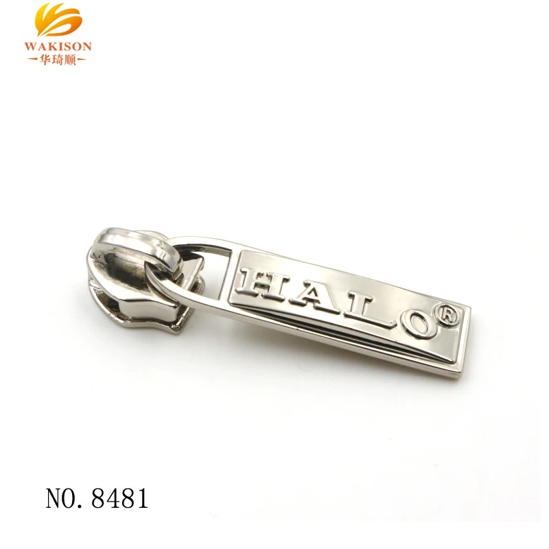 
 Custom accessories Eco-friend metal zipper pull charms in Guangzhou  