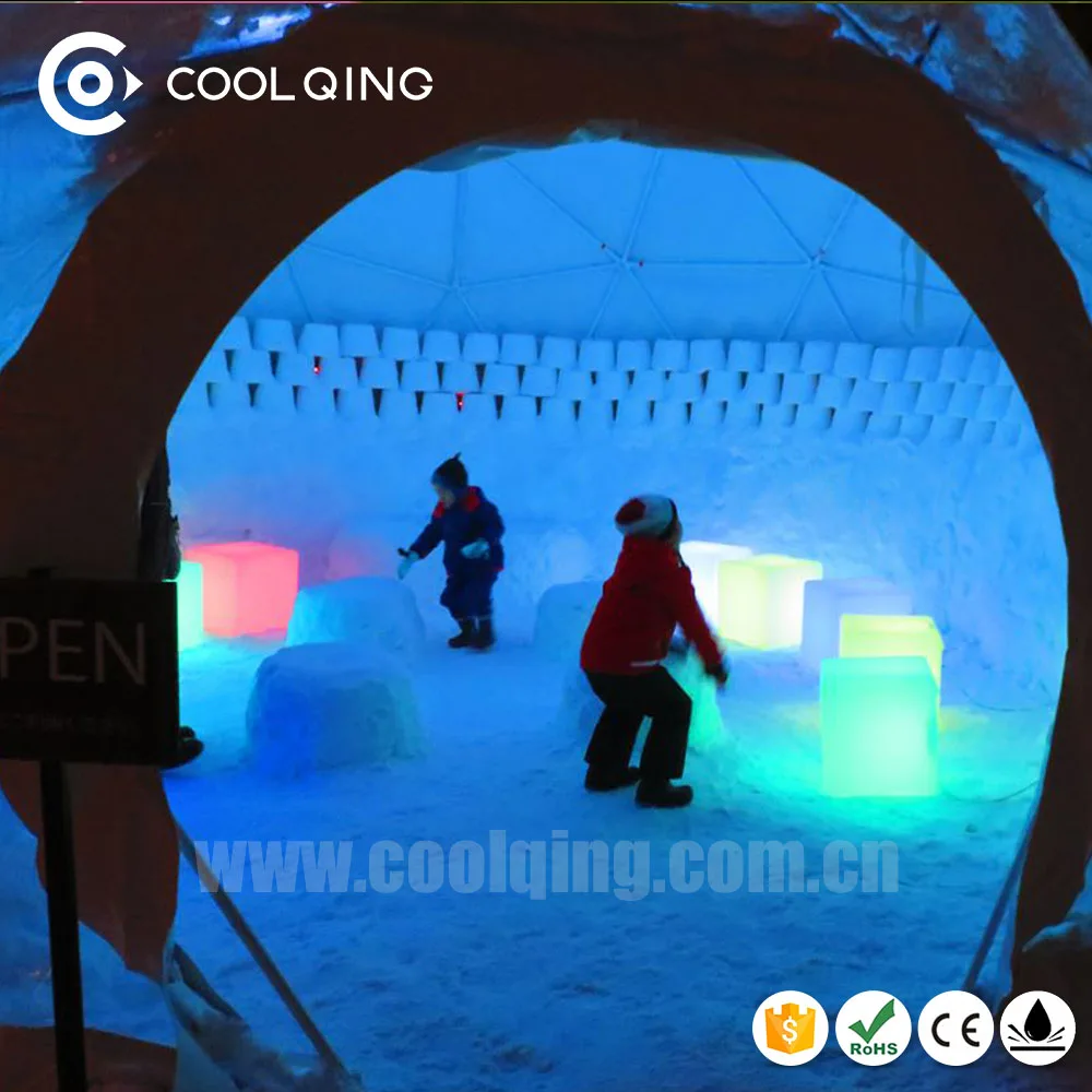 
40 см гранитоидное освещение стул светодиодный кубический стол 3d цветной светодиодный кубик для вечеринки и мероприятия 