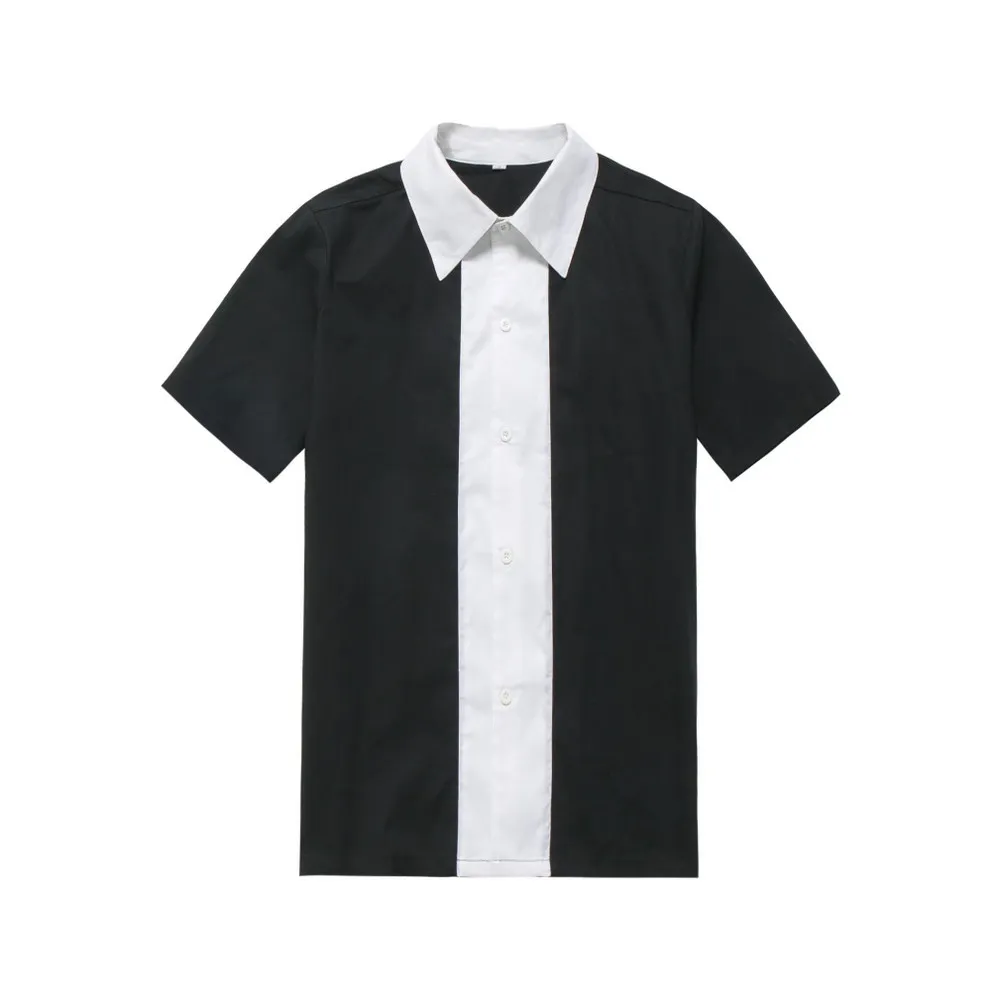 Camisas Informales Vintage Para Hombre,Camisa Rockabilly De Algodón Con Botones,Color Blanco Negro,Último Diseño,2021 Vintage Camisa De Bowling,Casual,Camisas Para Hombres Product on Alibaba.com