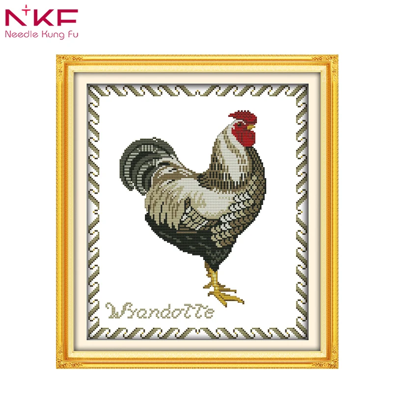 Nkf The Big Cock(1) Animal Style Modern Needlepoint Patterns Kit Of House  Decoration - Buy Cock Needlepoint Kit,House Of Needlepoint,Modern  Needlepoint Patterns Product on 