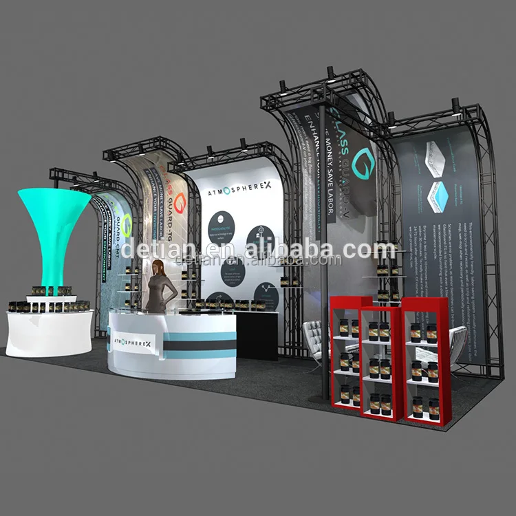 Detian 10x20 футов алюминиевая ферма выставочная стенд для торговой