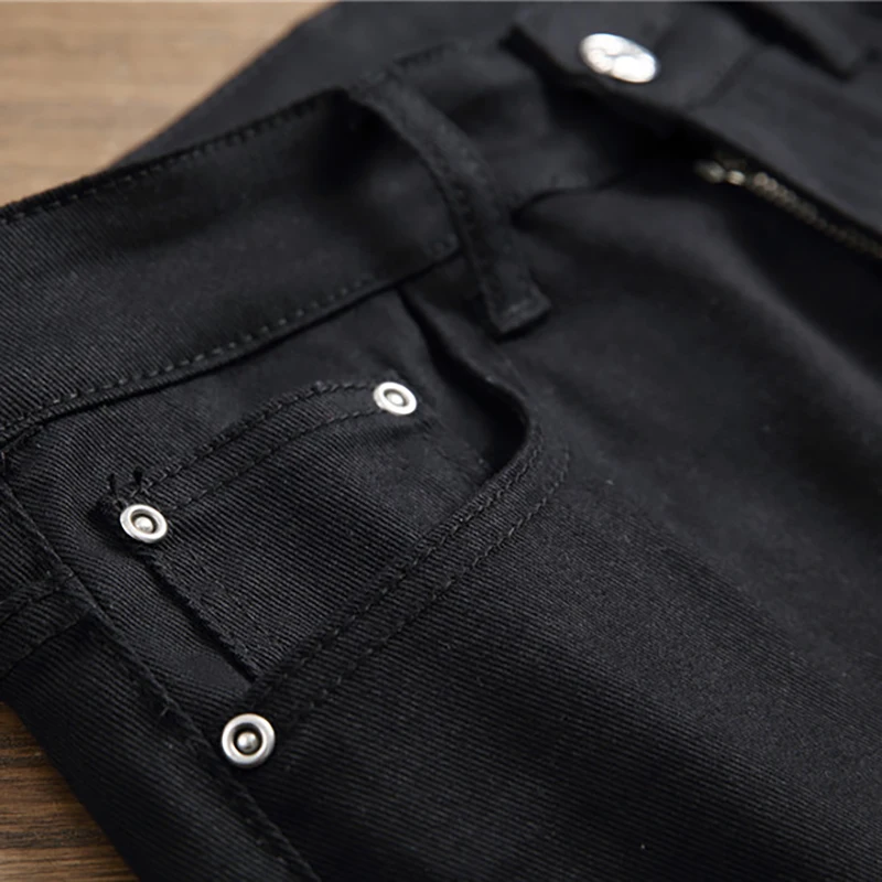 S483 New Coming Best Price Customization Men Embroider Jean Factory From China
