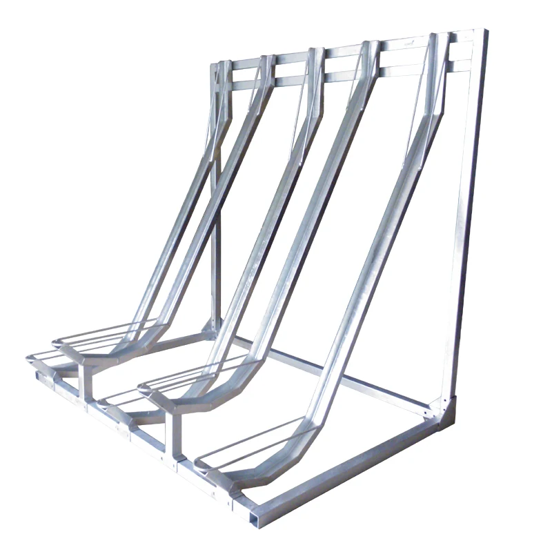 outdoor vertical bike rack