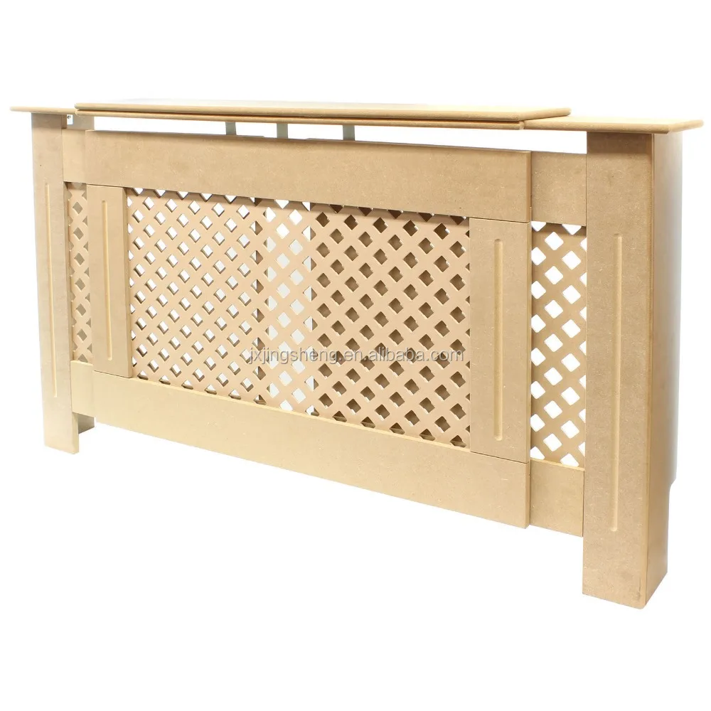 Unpainted MDF Radiator Cover Heater Home Radiator Cover