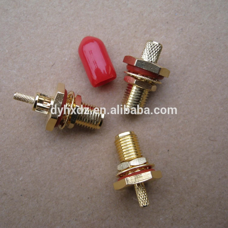 sma bulkhead connector female for RG178 cable sma waterproof