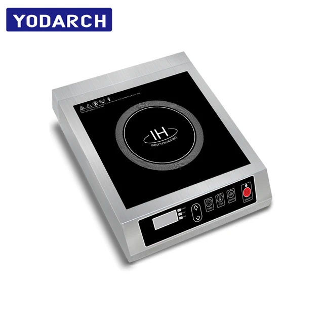 Button Control Power Temperature Timer Perfect Commercial Induction Cooktop Cooker 220V 240V 110V