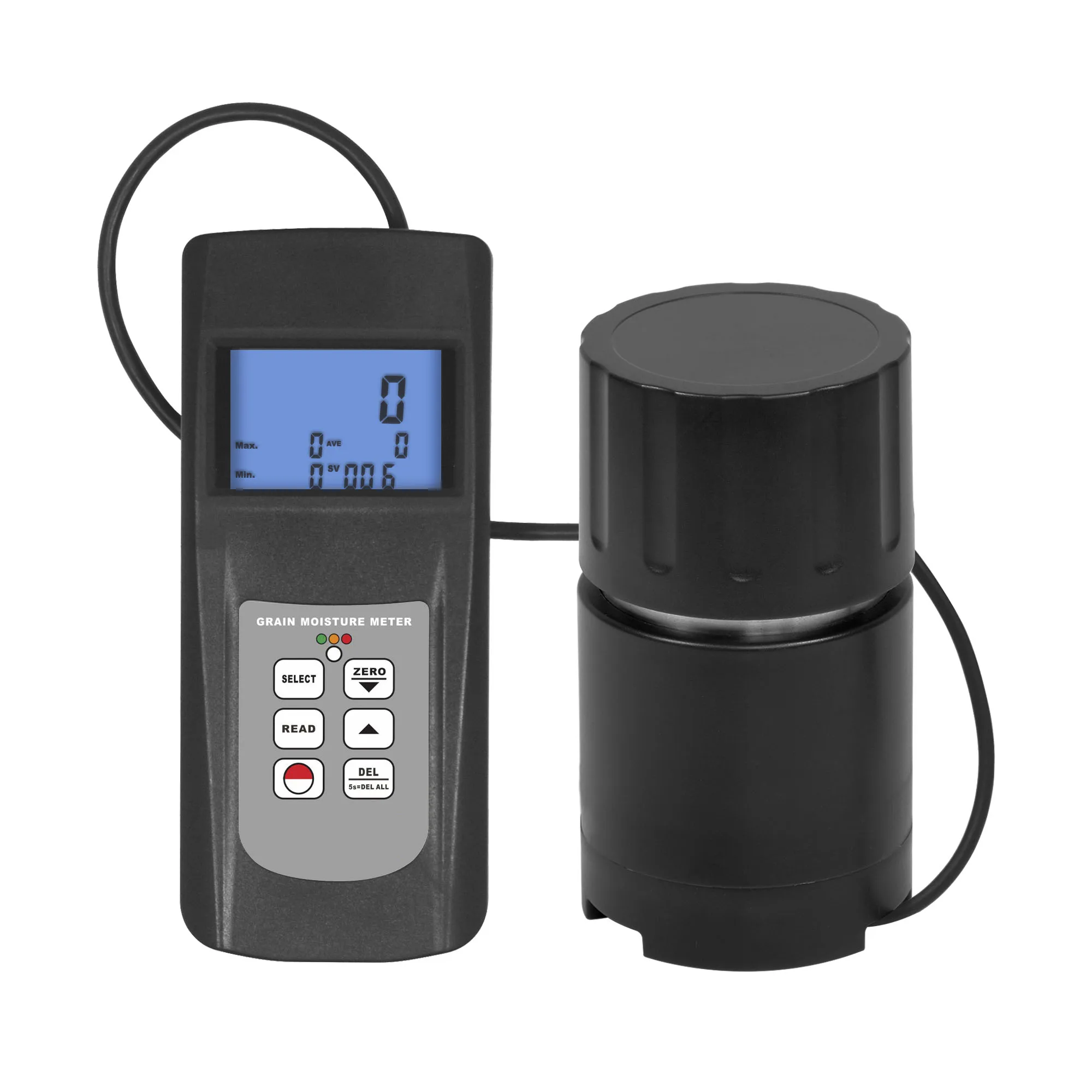 CGOLDENWALL Digital Grain Moisture Meter Moisture Analyser Water Content Tester Portable Grain Moisture Tester Hygrometer Humidity for Grains Wheat/Peanut/Coffee Bean/Cocoa Bean 