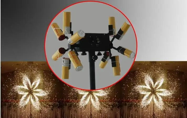 Factory Price Remote Control Double Electric Windmill AA Battery for Fireworks Party Decoration