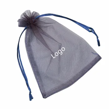 2020 Customized Logo Cheap Christmas Storage Large Pink Jewelry Gift Pouch Drawstring Organza Bag