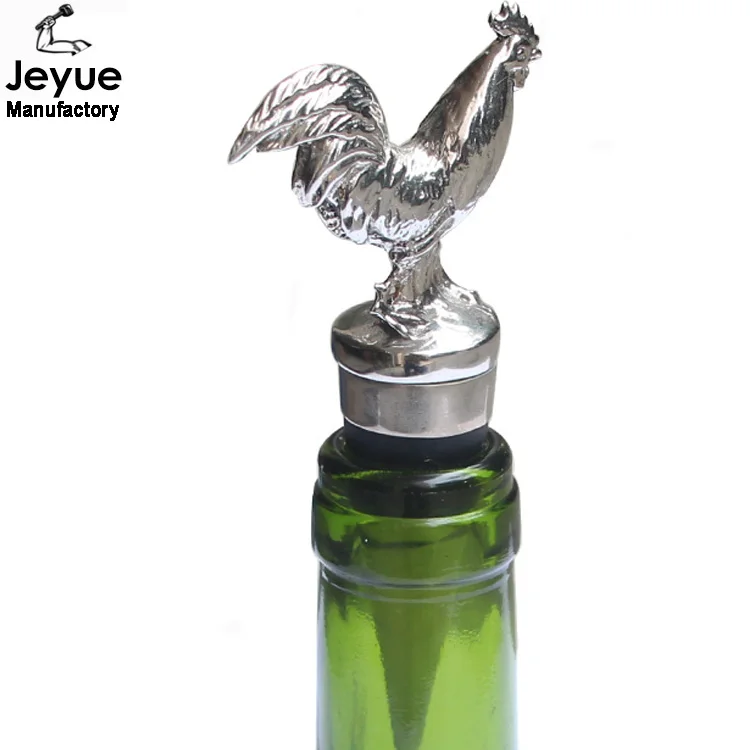 Заводская цена, оптовая продажа, пробка для винных бутылок с петухом на заказ