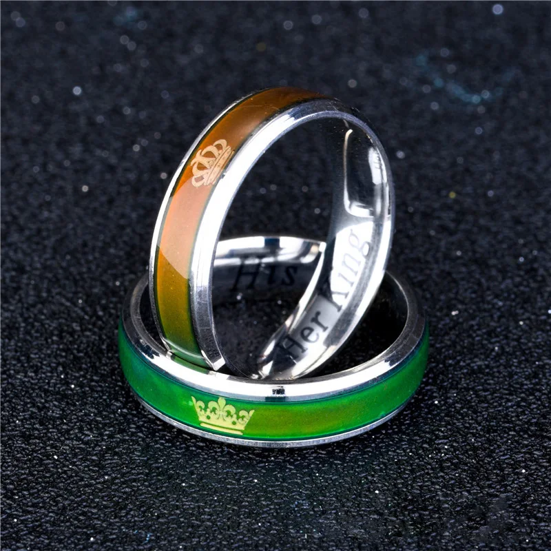 Jewelry Ring Change Color Mood Color-Changing Mood Ring For