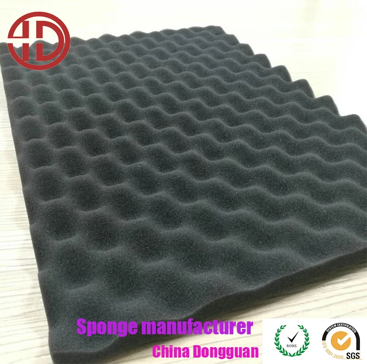 Protective Foam Inlay Wave Shape Polyurethane Material Soft Foam Insert Packing Foam