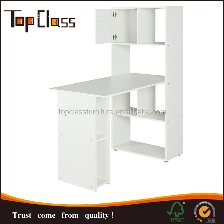 Мебель для дома дешевые деревянные компьютерный стол с книжной