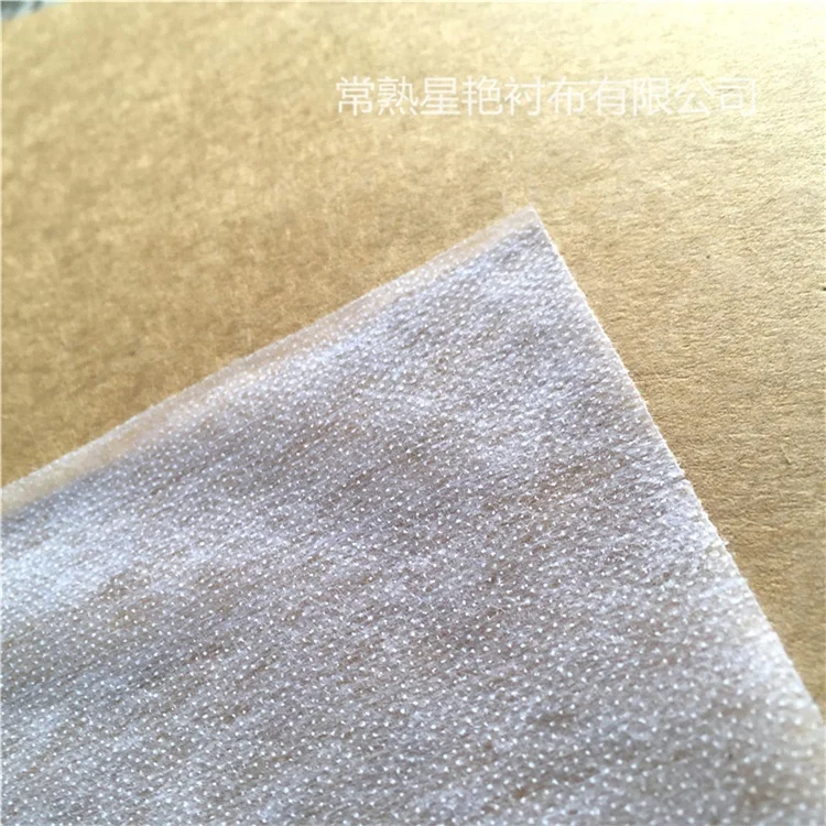 Fusible Paper Non Woven Adhesive Fusing Interfacing Garment Double Dot Interlining