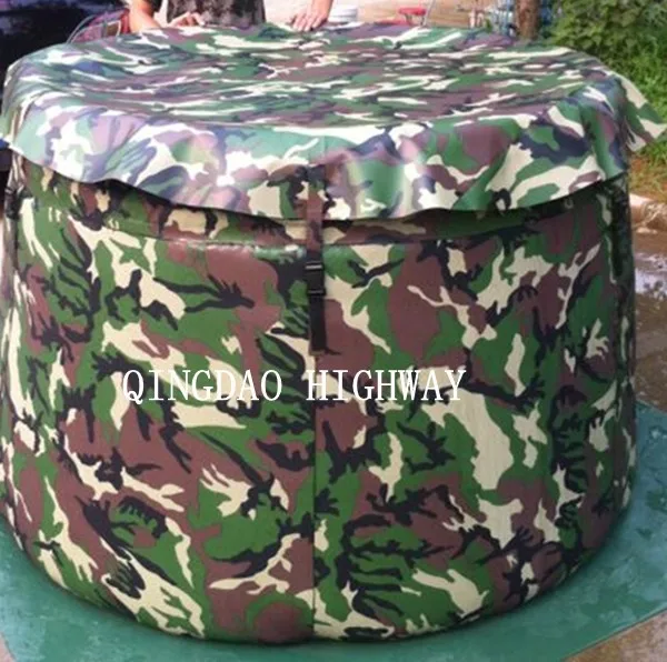 PVC 2M3 Training Water Tank, Onion Shape Water tank for Fire Fighting Fire Control