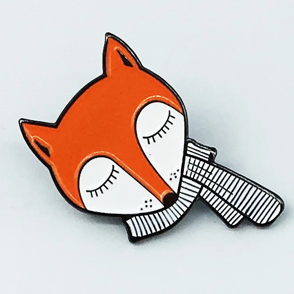 Cloth Lapel Pins Badges Custom T Shirt Collar Pin  Soft Enamel  Pins