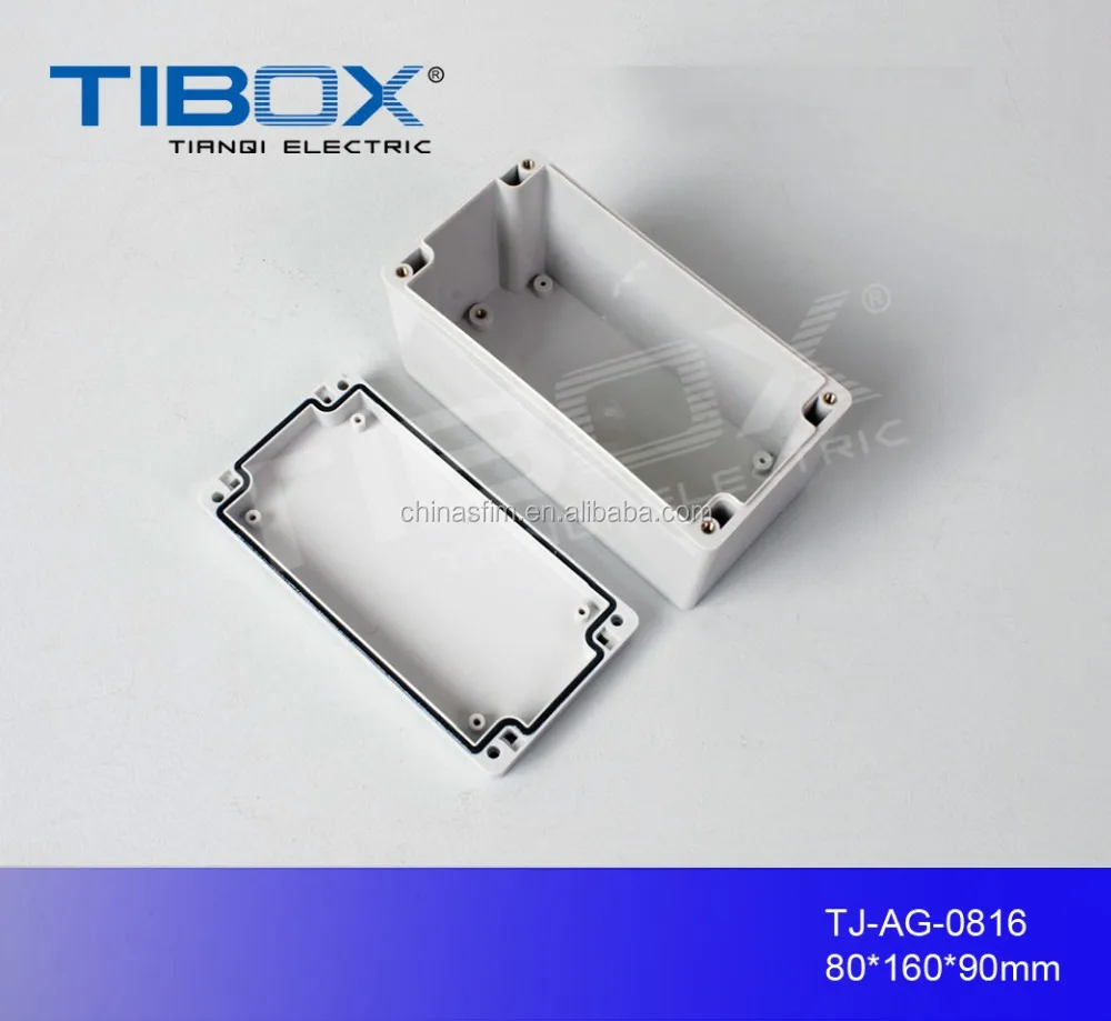 TIBOX RoHS IP6 PolyCarbonate Waterproof Switch case Terminal Box Plastic Light Switch Box
