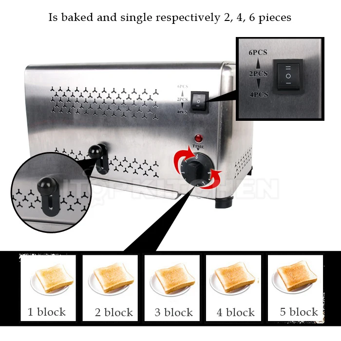 Buy Wholesale China Stainless Steel One Slice Toaster/cordless Toaster/8  Slice Toaster & Stainless Steel One Slice Toaster/cordless Toaster at USD 1