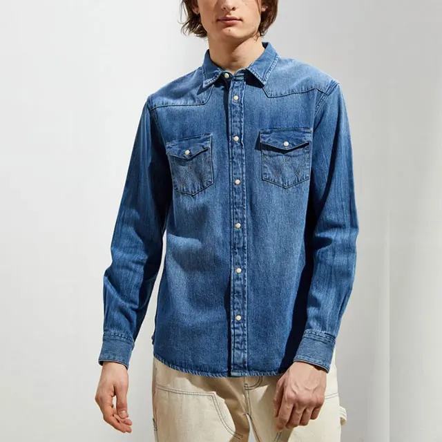 oversized button down men