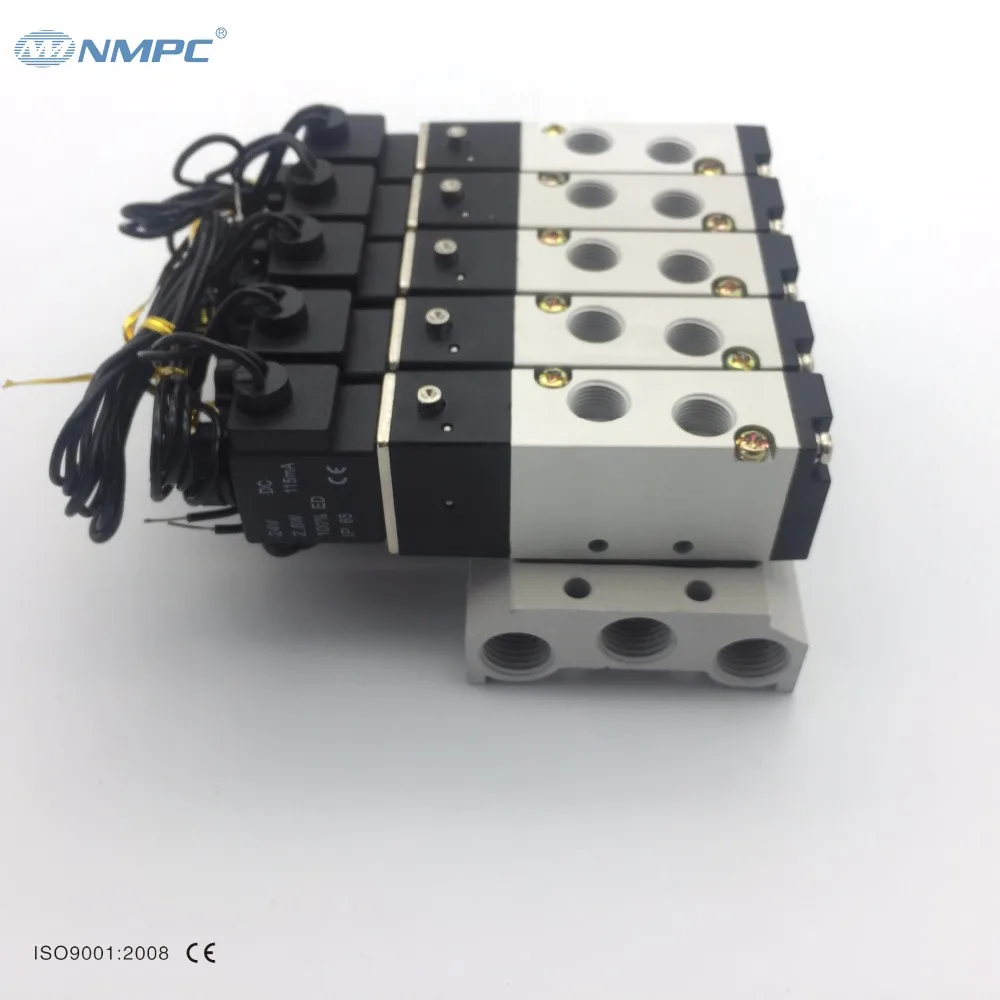 5 Way Customized Solenoid Valve  Manifold Pneumatic Control Valve Air Brake Valve