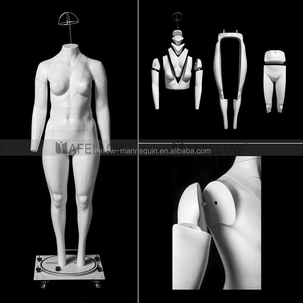 GH24 Plus-size Women Ghost Mannequin Female Invisible Mannequins Photography Mannequin Doll for Sale