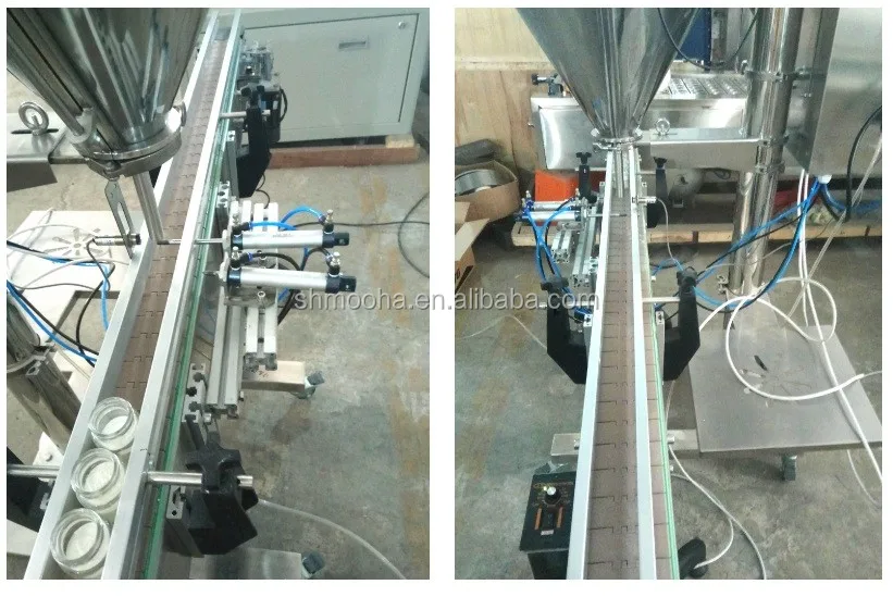 Manual Talcum Powder Filling Machine, Protein Powder Dispenser 2~5000g Powder Weighing Screw Auger Filler