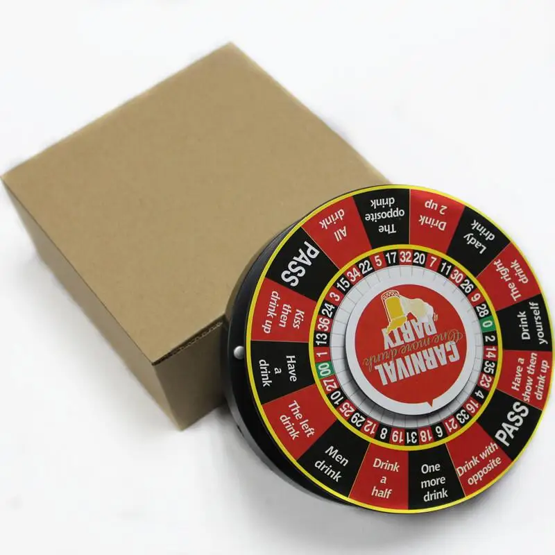 Customized Turntable Promotional Electronic Roulette Wheel For Drinking