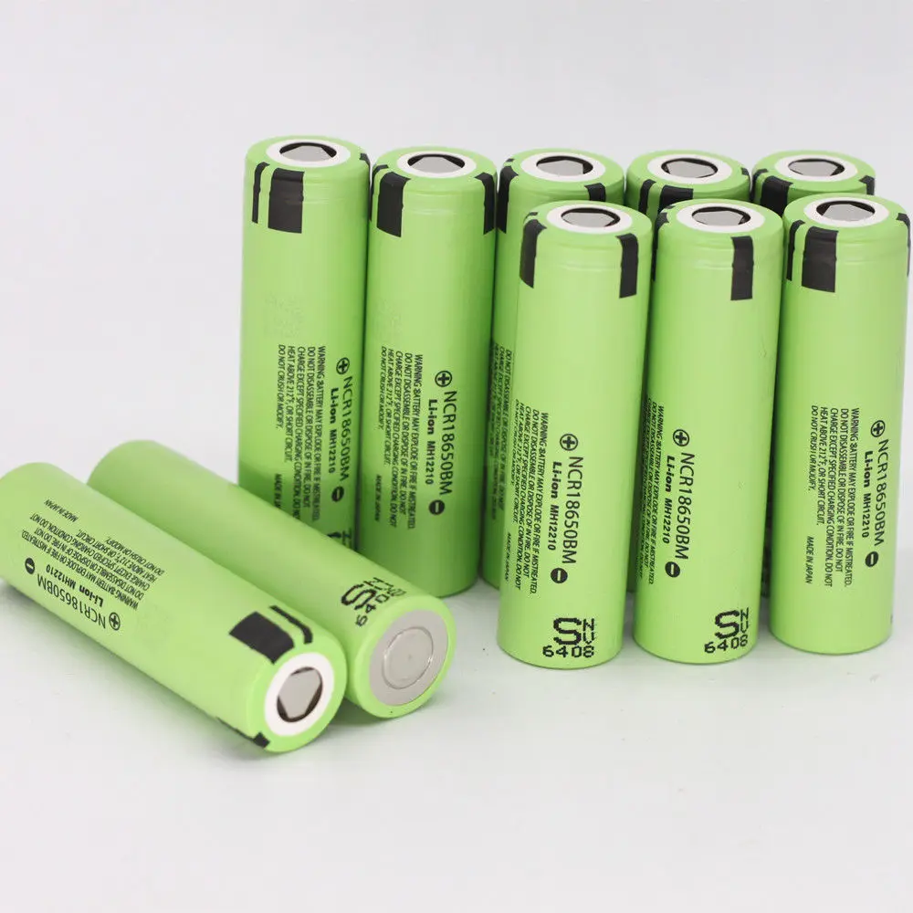 Lithium Ion Battery for Builing Battery Pack Made in Japan Authentic NCR18650BM 3.6V 3200mah Li-ion