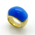 Alibaba Manufacturer China Supplies 18k Gold Plated Opal Gemstone Luxury Party Ring For Women