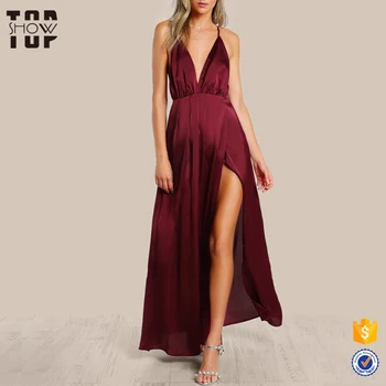 Fashion clothing 2019 party dress women with bare back party wear gowns for ladies