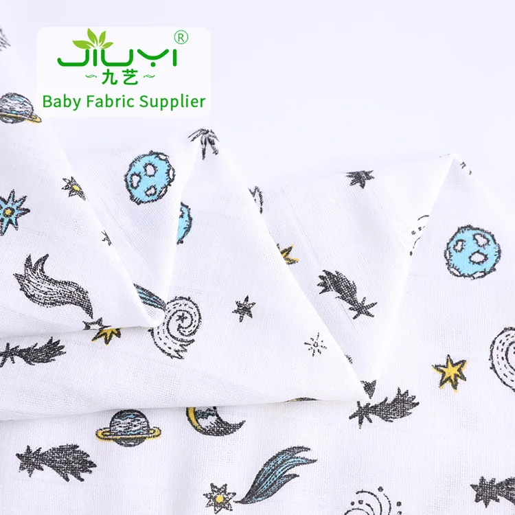 Китайский поставщик высокое качество г/кв. М простая марля египетская ткань хлопок с принтом для