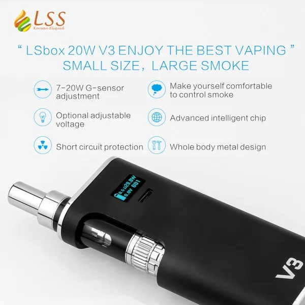 
Электронная сигарета LSS V3, вейп 20 Вт, лучший мод, электронная сигарета по заводской цене 