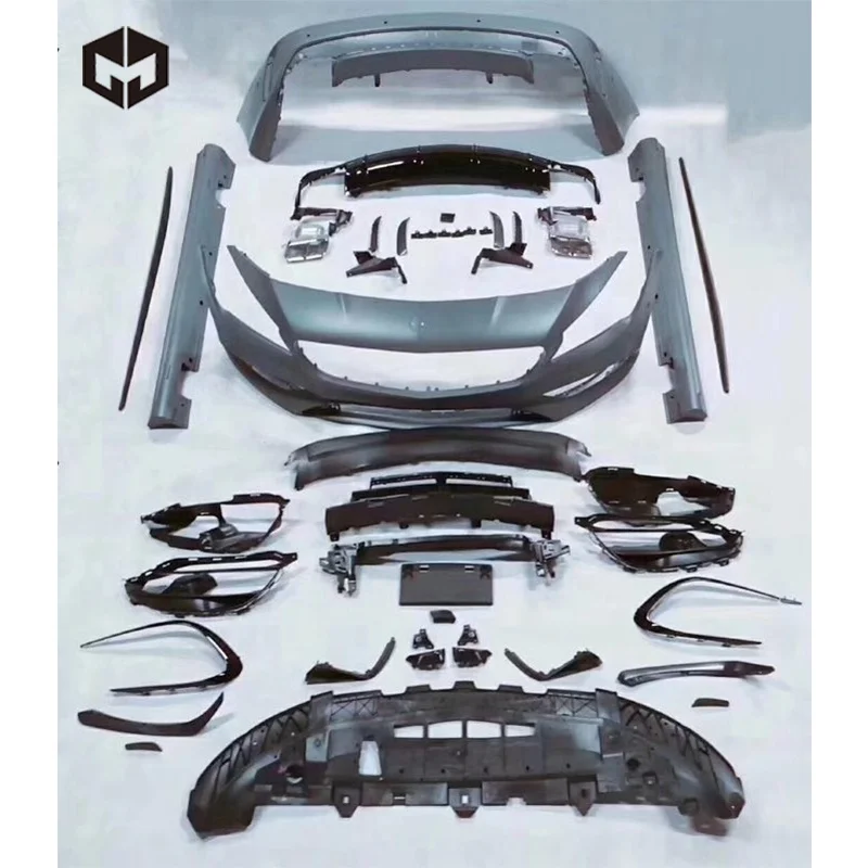 Pp Plastic Front Rear Bumpers Side Skirts Body Kit For Mercedes Cla W117 Cla45 Amg Buy Body Kit Mercedes Cla Cla 45 Body Kit Body Kit Cla Product On Alibaba Com