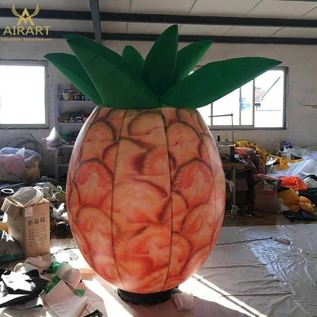 Giant Inflatable Fruit Pineapple Model /custom Movable Inflatable Fruit Costume Mascot