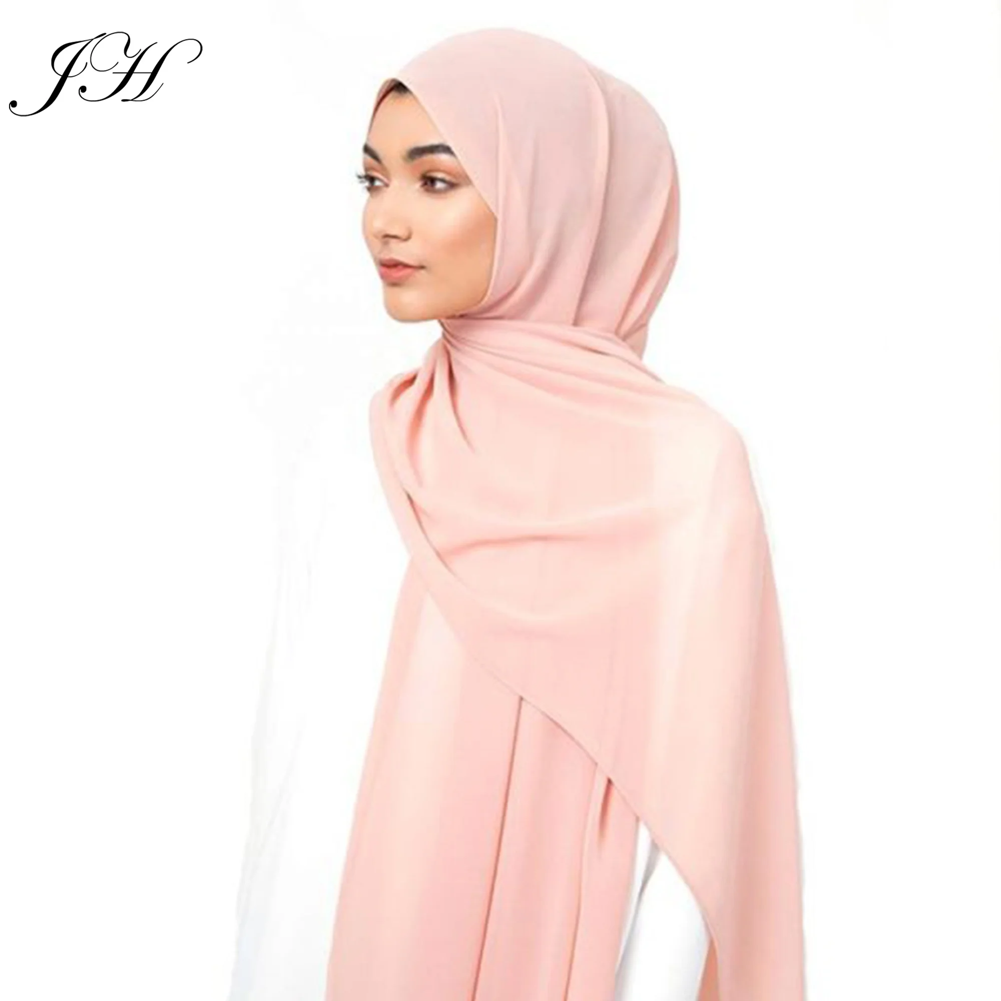 175X80 Maxi *Chiffon* Premium Quality Plain Scarf Hijab Sarong Showl Large Silk
