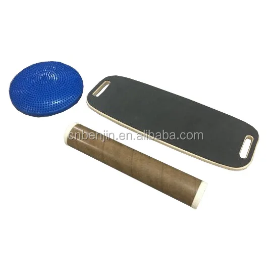 Skate Fitness Wood Yoga Balance Board Trainer Training With Roller Twist