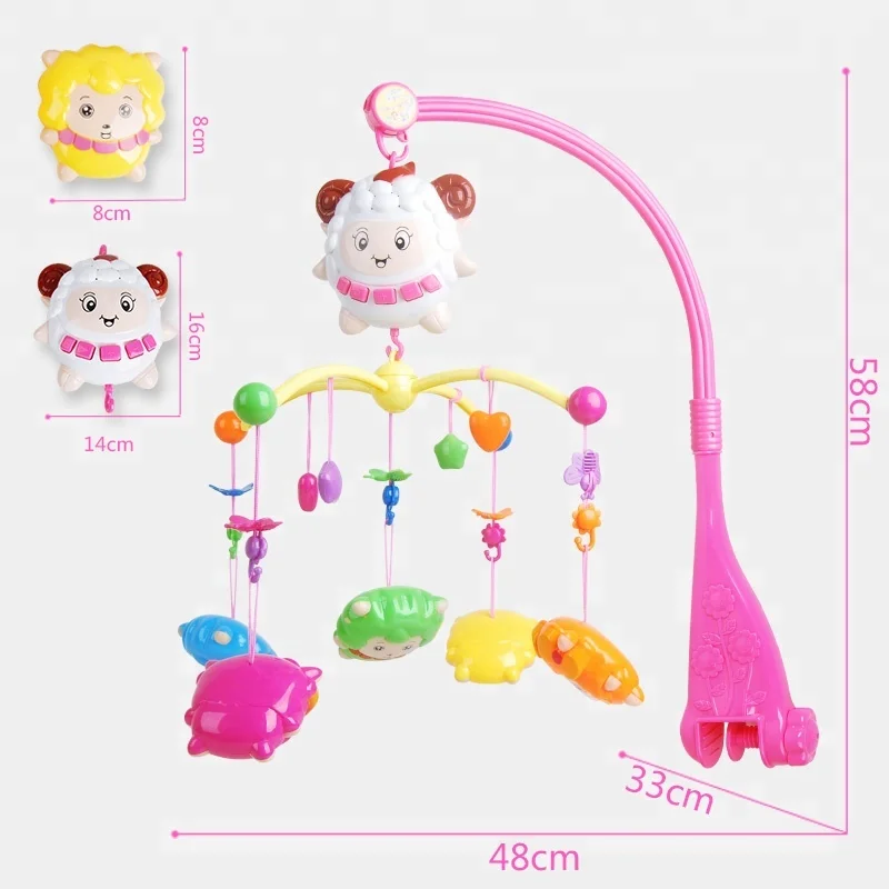 
Красочная детская игрушка для сна, мобиль для детской кроватки, музыкальный звонок для детской кроватки 