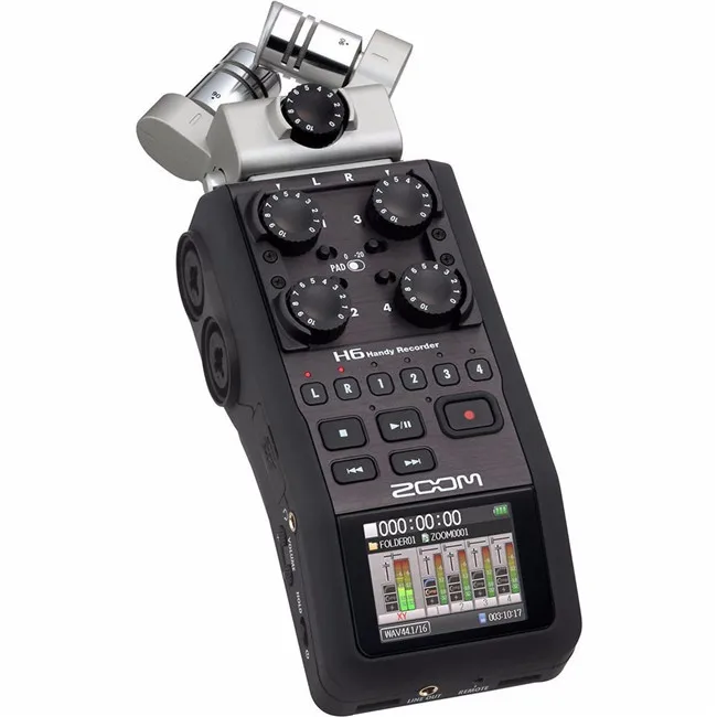 Zoom H6 ポータブルレコーダー H6 Handy Recorder | ZOOM