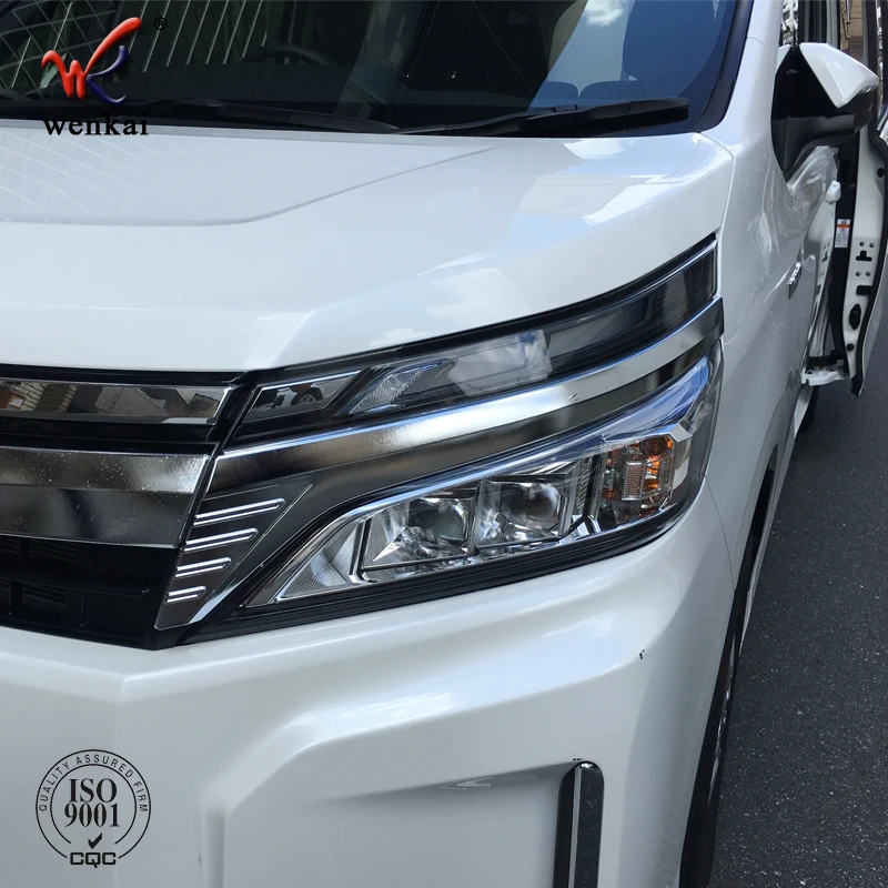 Front Head Lamp Light  Cover Trim Garnish for Toyota VOXY 80series 2017 2018 Car Accessories