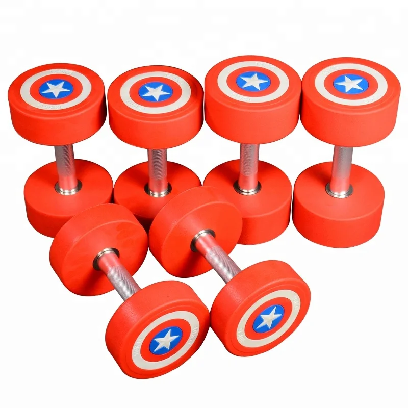 Самые популярные товары для тренажерного зала, гантели из ПУ