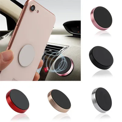 OEM Custom Universal Paste Metal Mini Magnetic Car Mount Magnet A8 Mobile Phone Wall Key Holder for iphone